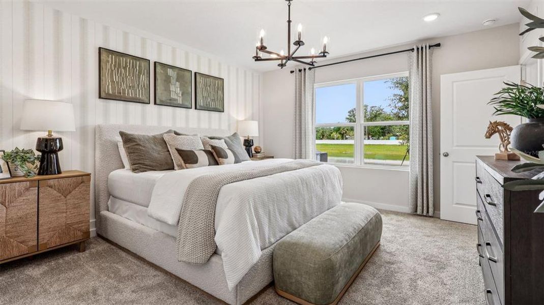 Furnished interior view inside a new home in Liberty Trace, Haines City (Image 23).