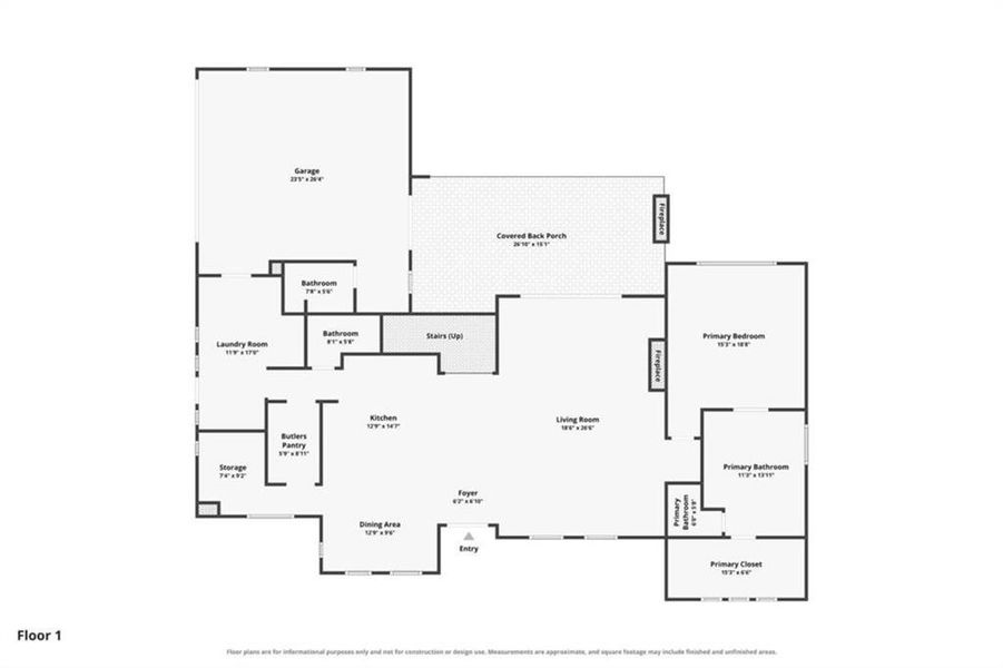 2D floor plan layout of this home in , Hoschton, GA (Image 7).
