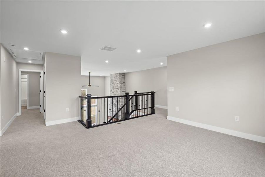 Spacious, unfurnished interior of a new home in Governor’s Preserve, Canton (Image 37).