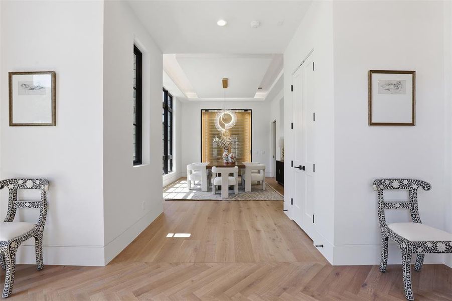 Furnished interior view inside a new home in , Aledo (Image 11).