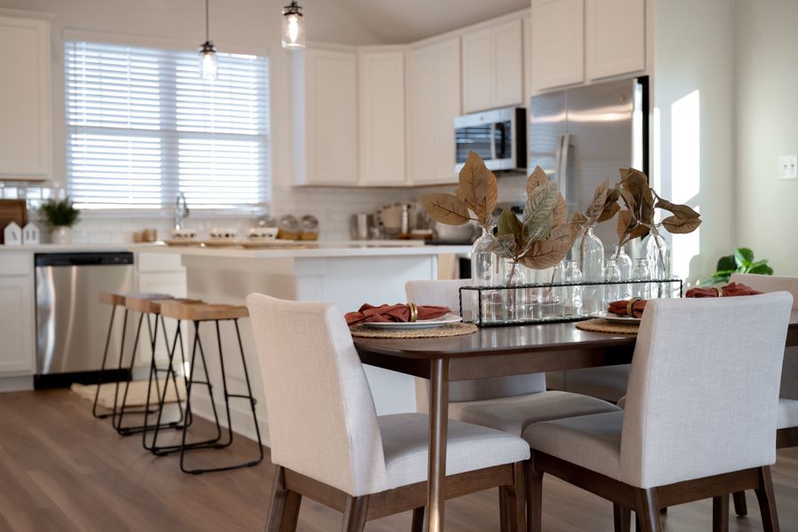 Representative furnished interior of a home built from the The Rose by Avonley Homes in Pinemont, Bryan (Image 37).