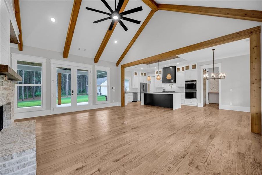 Spacious, unfurnished interior of a new home in , Monroe (Image 88).