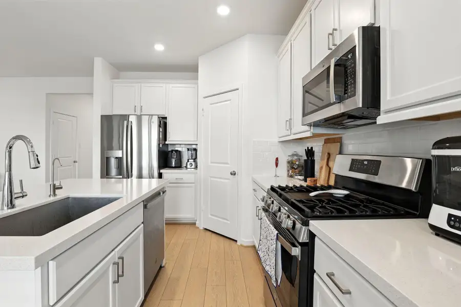 Furnished interior view inside a new home in Bridge Creek 45s and 50s, Cypress (Image 3). Furnished interior view inside a new home in Bridge Creek 45s and 50s, Cypress (Image 3).