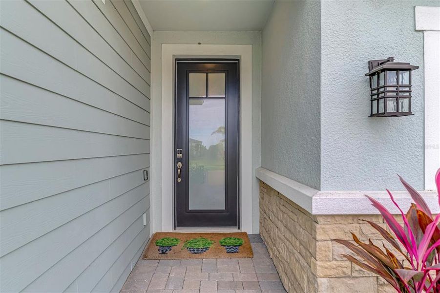 Exterior details and patio area of a home in Brightmore at Wellen Park, Venice (Image 3). Exterior details and patio area of a home in Brightmore at Wellen Park, Venice (Image 3).