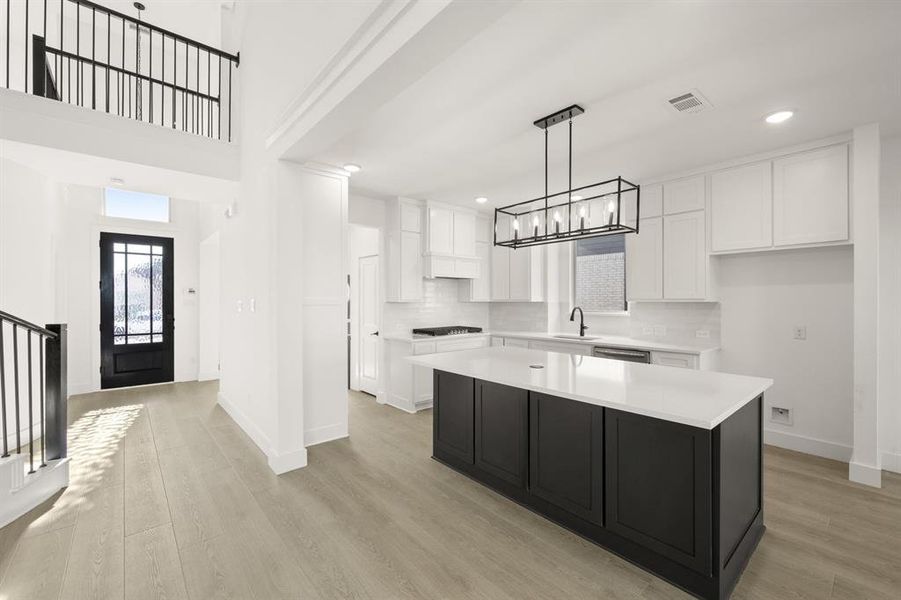 Furnished interior view inside a new home in Westside Preserve, Midlothian (Image 14).