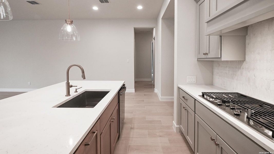 Furnished interior view inside a new home in Johnson Ranch, Bulverde (Image 8).
