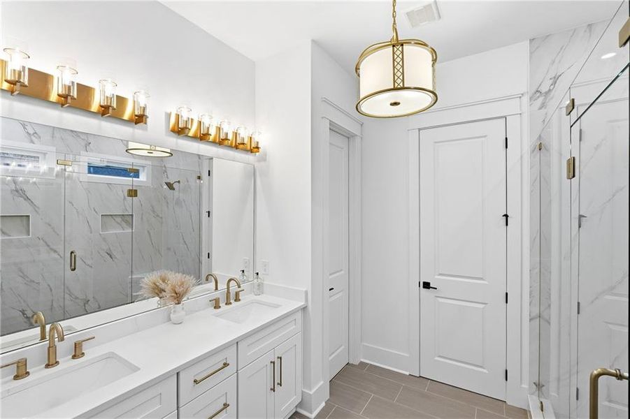 Furnished interior view inside a new home in , Cumming (Image 12).