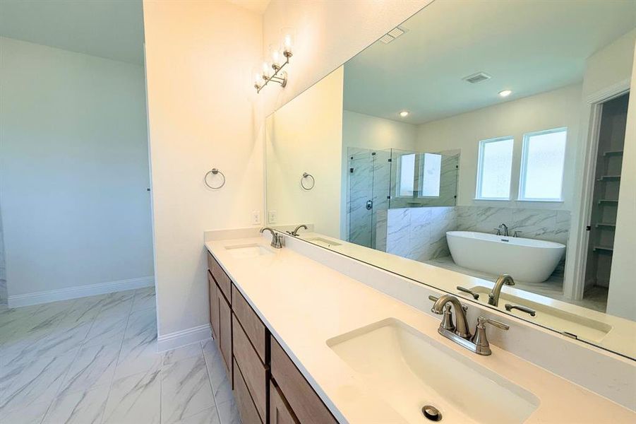 Furnished interior view inside a new home in Polo Ridge, Mesquite (Image 7).