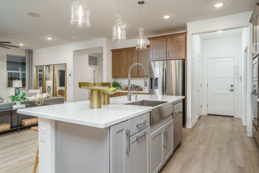 Furnished interior view inside a new home in The Ridge at Sienna Hills, Buckeye (Image 5).