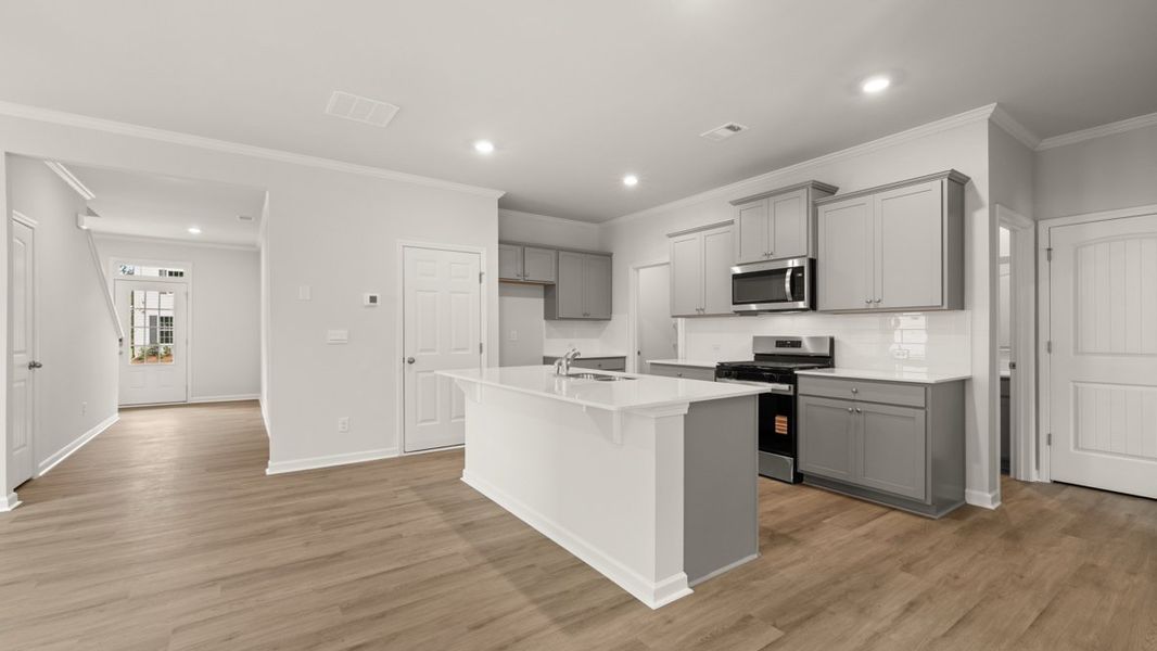 Representative furnished interior of a home built from the Robie by D.R. Horton in Lost Creek, Dallas (Image 8).