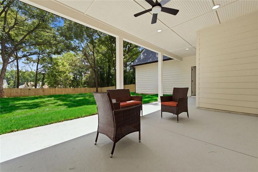 Exterior details and patio area of a home in , Douglasville (Image 4).