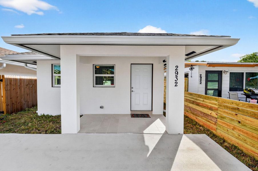 Exterior details and patio area of a home in , West Palm Beach (Image 28). Exterior details and patio area of a home in , West Palm Beach (Image 28).