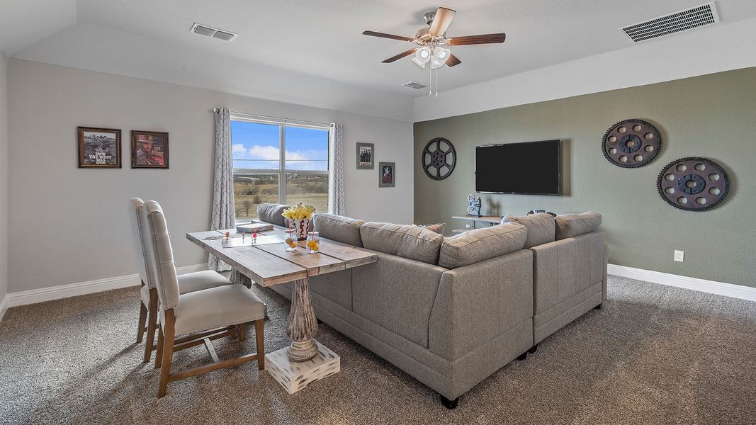 Furnished interior view inside a new home in Lakeview Pointe, Midlothian (Image 28).