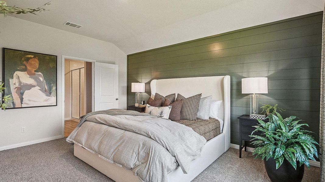 Furnished interior view inside a new home in Thunder Rock, Marble Falls (Image 9).