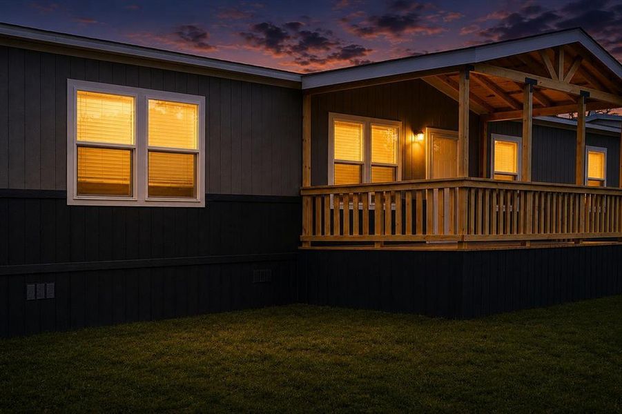 Exterior details and patio area of a home in , Runaway Bay (Image 23).