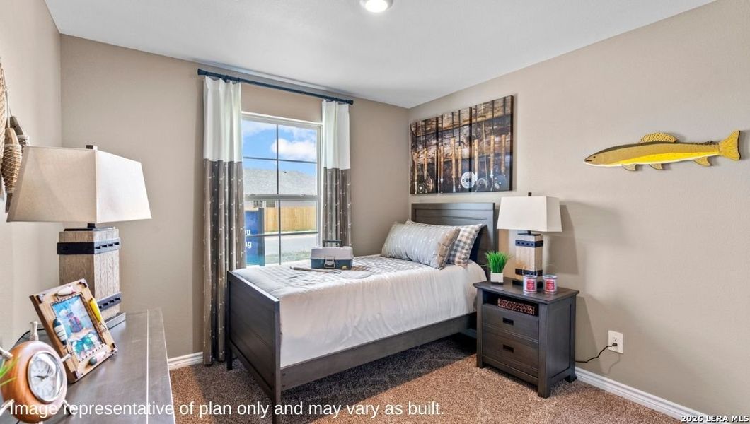 Furnished interior view inside a new home in The Birch at Spencer Ranch, Boerne (Image 10).