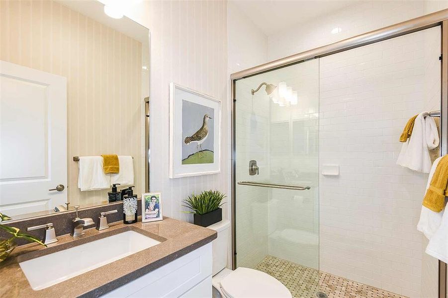 photos are of the model home and not actual home