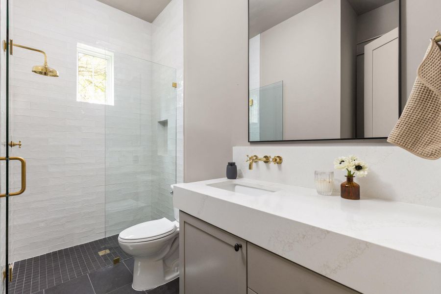 Furnished interior view inside a new home in , Austin (Image 34).