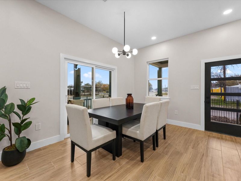 Furnished interior view inside a new home in , Houston (Image 4). Furnished interior view inside a new home in , Houston (Image 4).