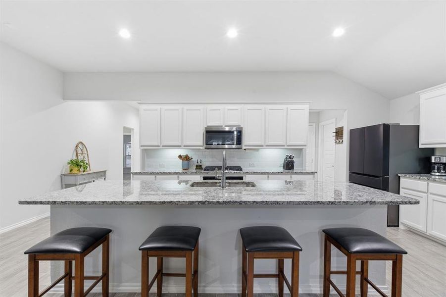 Furnished interior view inside a new home in , Azle (Image 9).