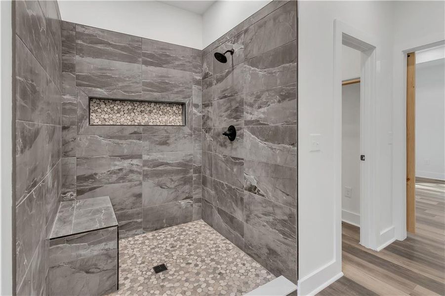 Furnished interior view inside a new home in , Ellijay (Image 16).