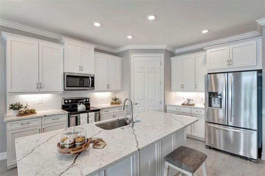 Furnished interior view inside a new home in , Nokomis (Image 19).