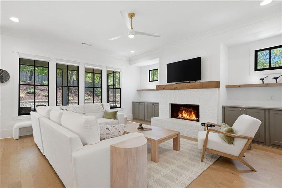 Furnished interior view inside a new home in Malone's Pond, Ball Ground (Image 31).