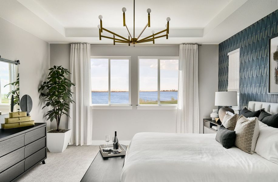 Representative furnished interior of a home built from the Steamboat by Taylor Morrison in Parterre Destination Collection, Thornton (Image 24).