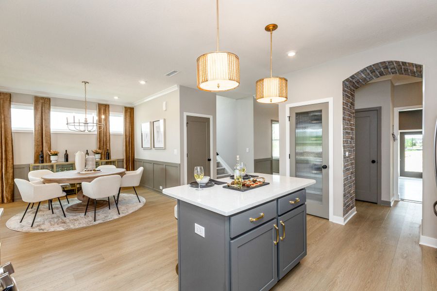 Representative furnished interior of a home built from the Wilmington by Fischer Homes in Easton Park, Dallas (Image 32).