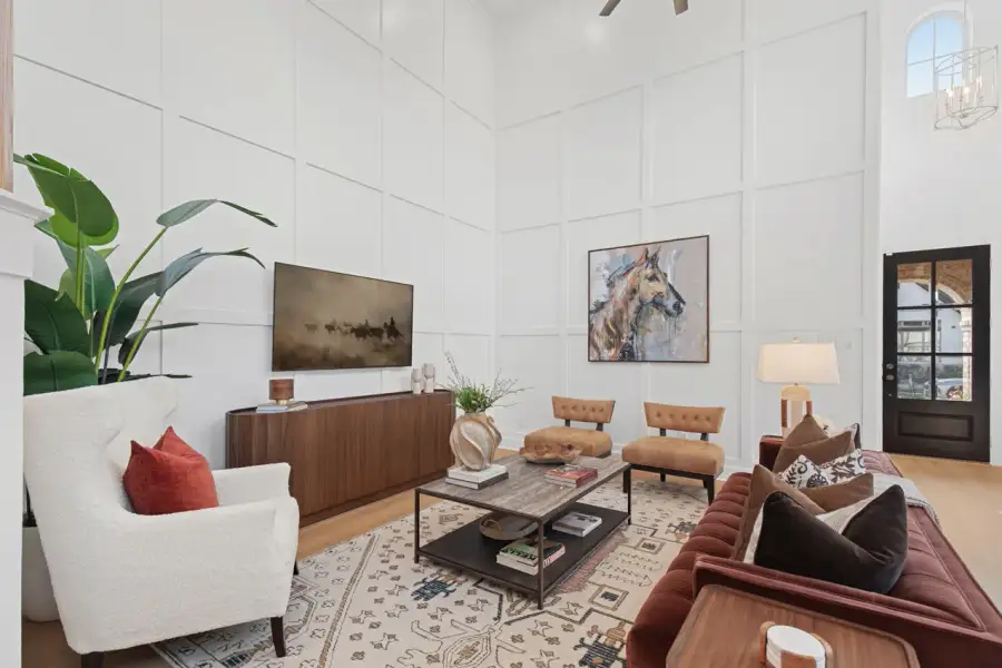 Representative Family Room - some options shown