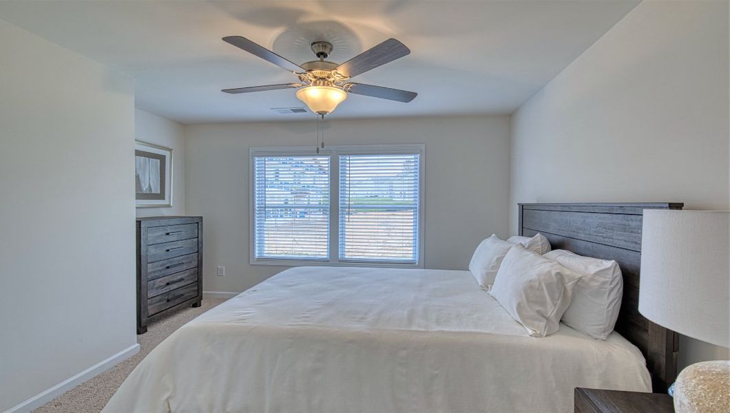 Furnished interior view inside a new home in Townes at Tap Root Farms, Fletcher (Image 22). Furnished interior view inside a new home in Townes at Tap Root Farms, Fletcher (Image 22).