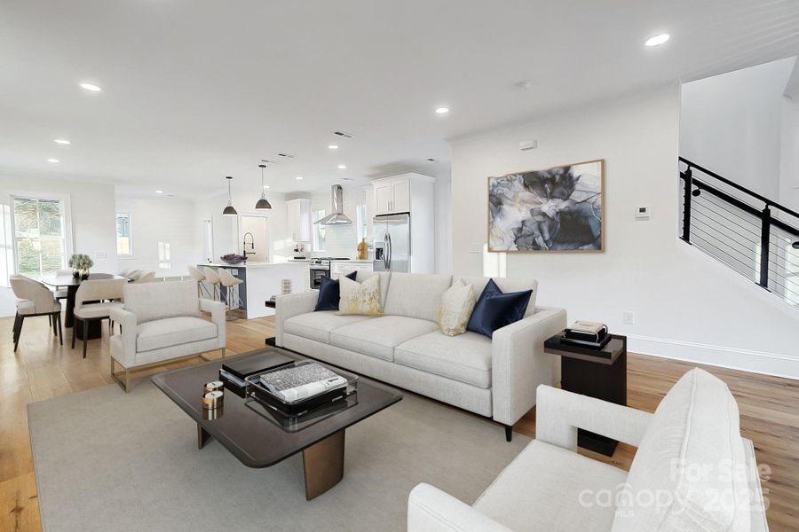 Great room (virtually staged) Great room (virtually staged)