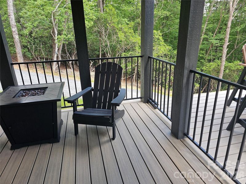 Exterior details and patio area of a home in , Brevard (Image 18). Exterior details and patio area of a home in , Brevard (Image 18).
