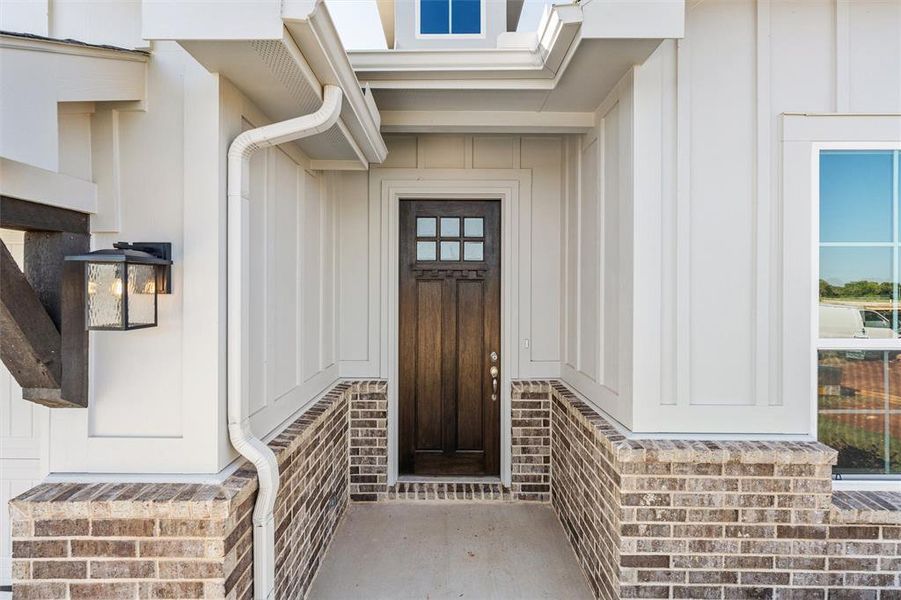 Exterior details and patio area of a home in Covenant Park, Springtown (Image 20). Exterior details and patio area of a home in Covenant Park, Springtown (Image 20).