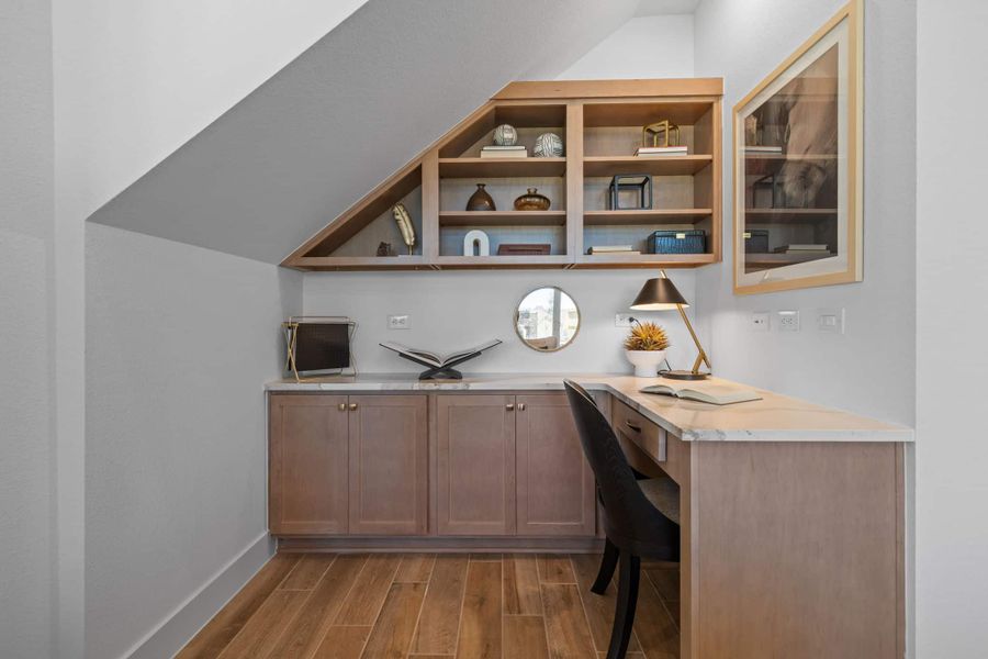 Representative furnished interior of a home built from the Rivercrest – 60s & 65s Lot by Chesmar Homes in Riceland, Mont Belvieu (Image 12).