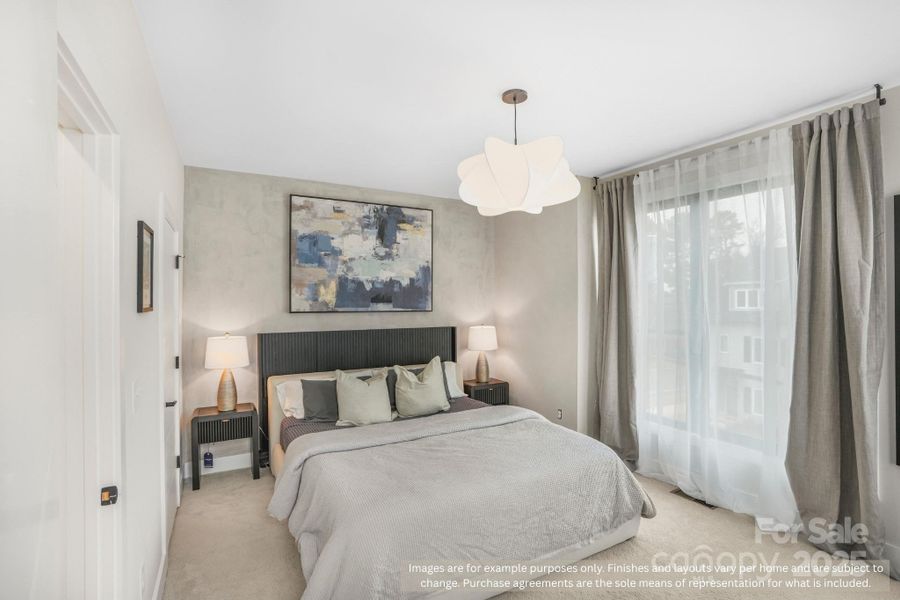 Furnished interior view inside a new home in , Charlotte (Image 10).