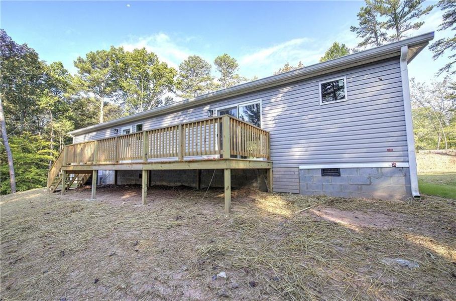 Exterior details and patio area of a home in , Talking Rock (Image 25).
