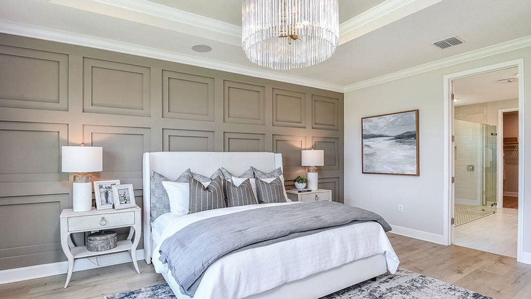 Furnished interior view inside a new home in Colbert Landings, Palm Coast (Image 6). Furnished interior view inside a new home in Colbert Landings, Palm Coast (Image 6).