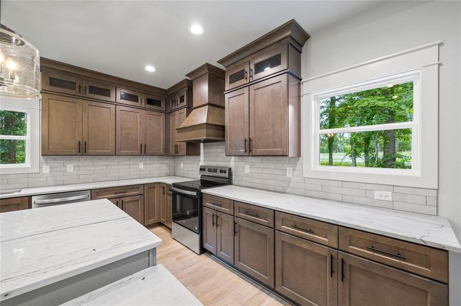Furnished interior view inside a new home in , Monroe (Image 16).