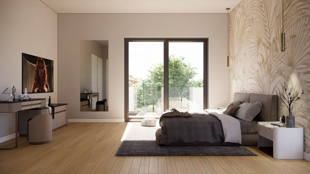 Furnished interior view inside a new home in , Fort Lauderdale (Image 7).