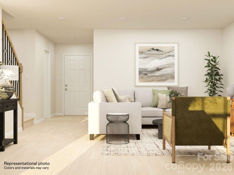 Furnished interior view inside a new home in Bakers Creek, Kannapolis (Image 8).