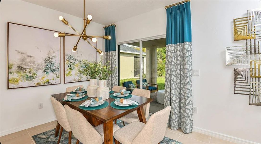 Furnished interior view inside a new home in Coasterra Community Group Page, Palmetto (Image 7).