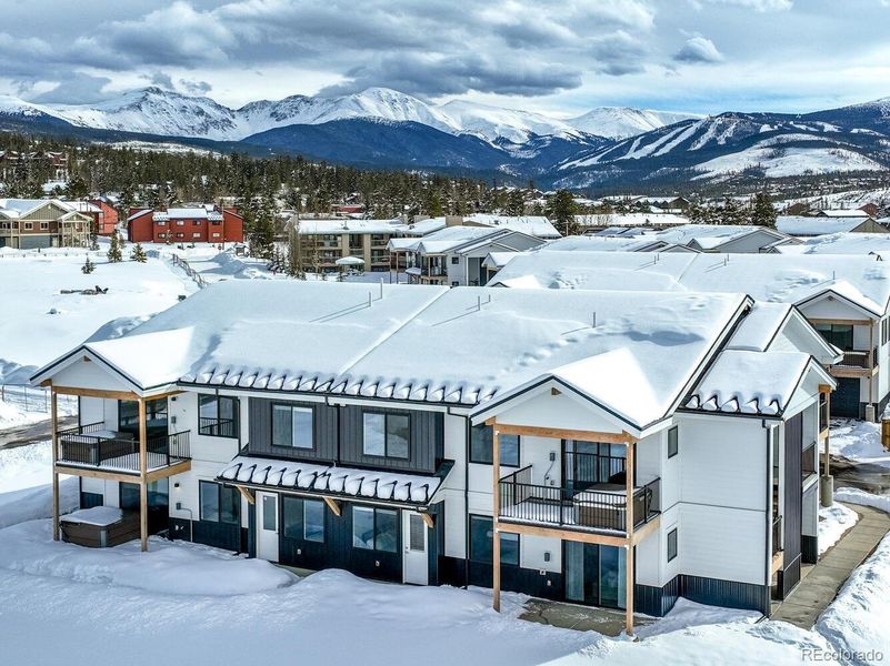 Front exterior of a new home in , Fraser, CO, highlighting curb appeal (Image 24).