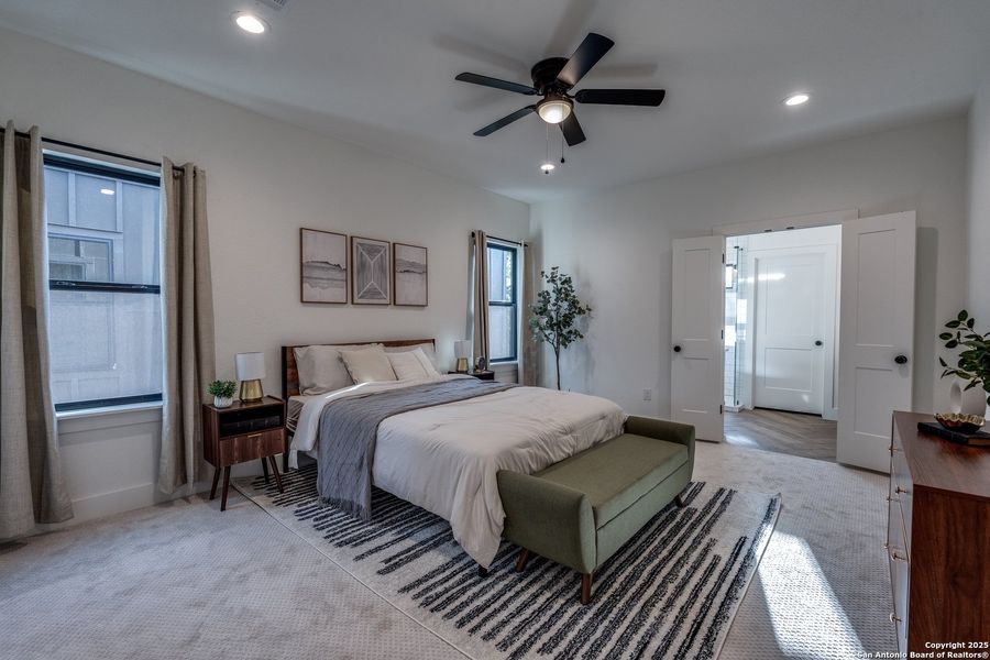 Furnished interior view inside a new home in , San Antonio (Image 13). Furnished interior view inside a new home in , San Antonio (Image 13).