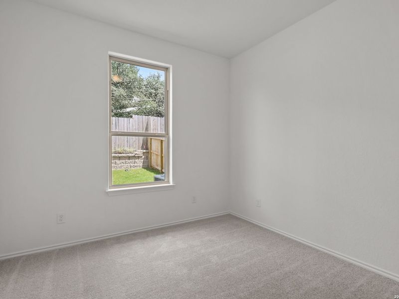 Spacious, unfurnished interior of a new home in Meadows at Oak Creek, San Antonio (Image 34). Spacious, unfurnished interior of a new home in Meadows at Oak Creek, San Antonio (Image 34).