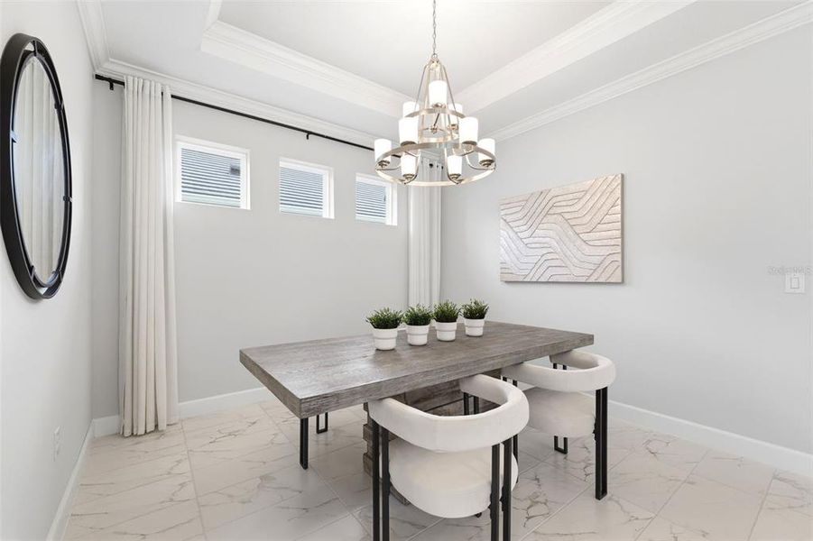 Furnished interior view inside a new home in , Wesley Chapel (Image 11).