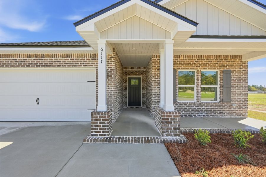 Exterior details and patio area of a home in Southern Charm, Crestview (Image 3).