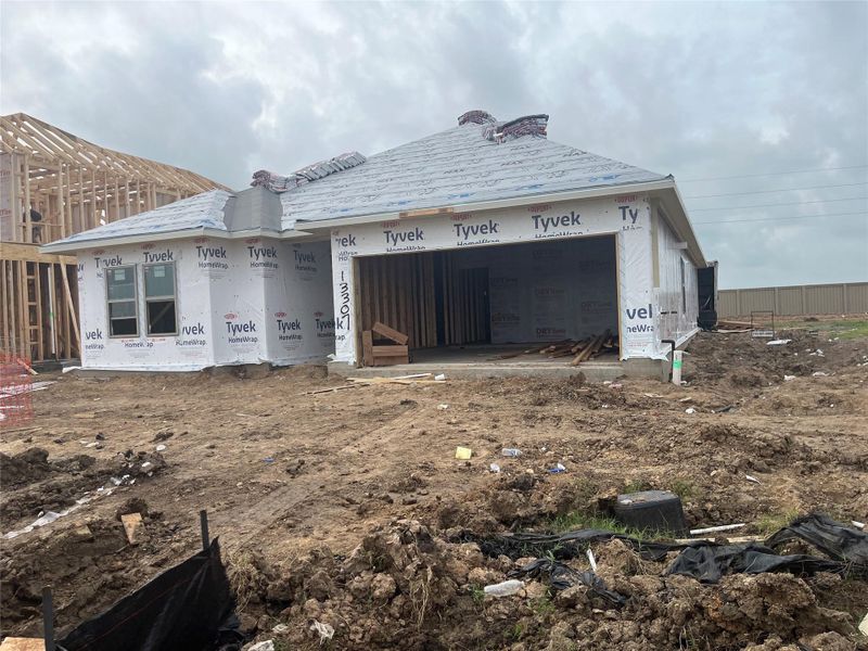 In-progress construction of a new home in Creekhaven, Rosharon, TX (Image 7). In-progress construction of a new home in Creekhaven, Rosharon, TX (Image 7).