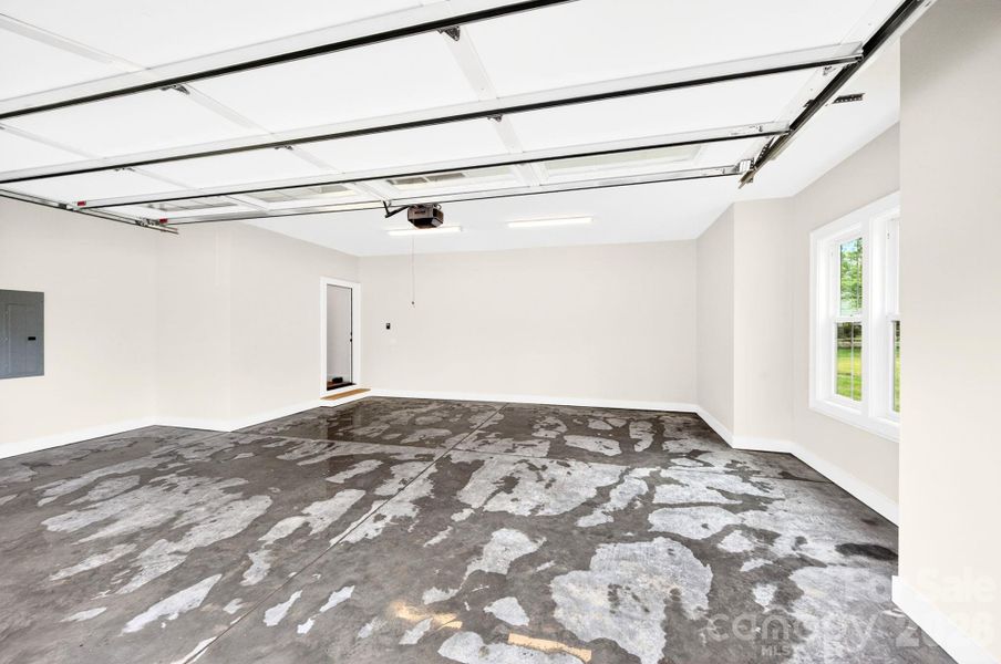 Two car garage