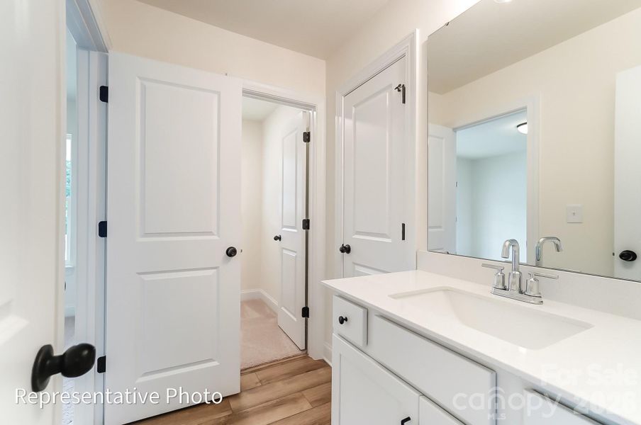 Homesite 163 offers a jack and jill bath